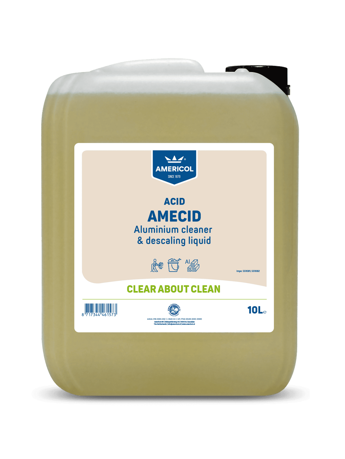 Americol Amecid – profesionalus kalkių ir rūdžių valiklis