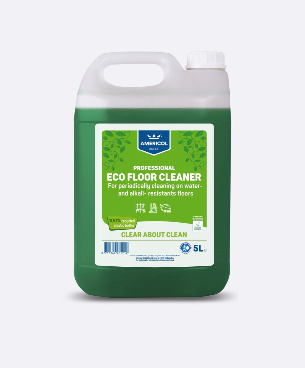 Pro Eco Floor Cleaner – EU Ecolabel Certified Professional Floor Cleaner