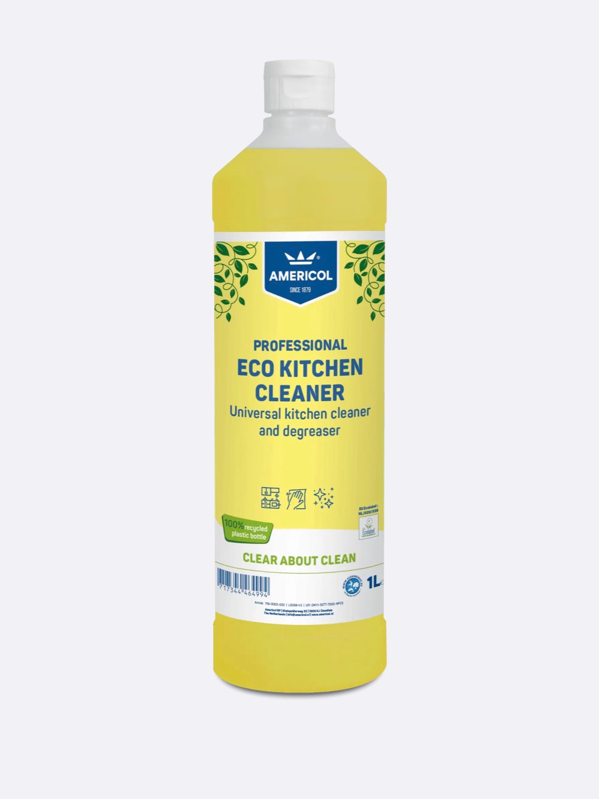 Americol Kitchen Cleaner Ecolabel – EU Certified All-Purpose Degreaser
