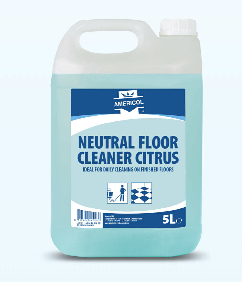 Americol Neutral Floor Cleaner Citrus – Professional pH-Neutral Formula